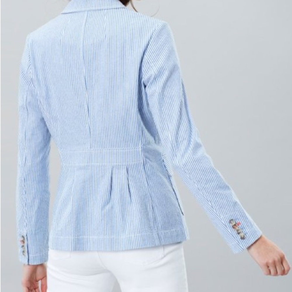 Joules Erica Seersucker Blazer sz 12